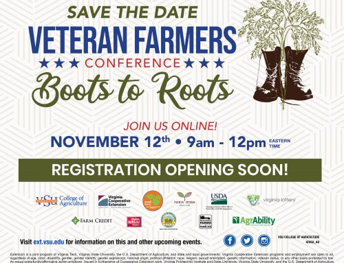 Save The Date: Veteran Farmer’s Conference
