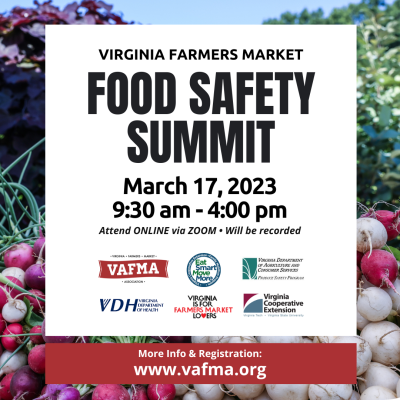 Virginia Farmers Market Food Safety Summit