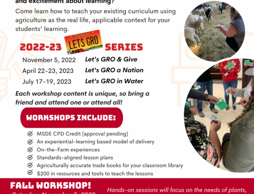 It’s Back! AG in the Classroom FALL WORKSHOP!